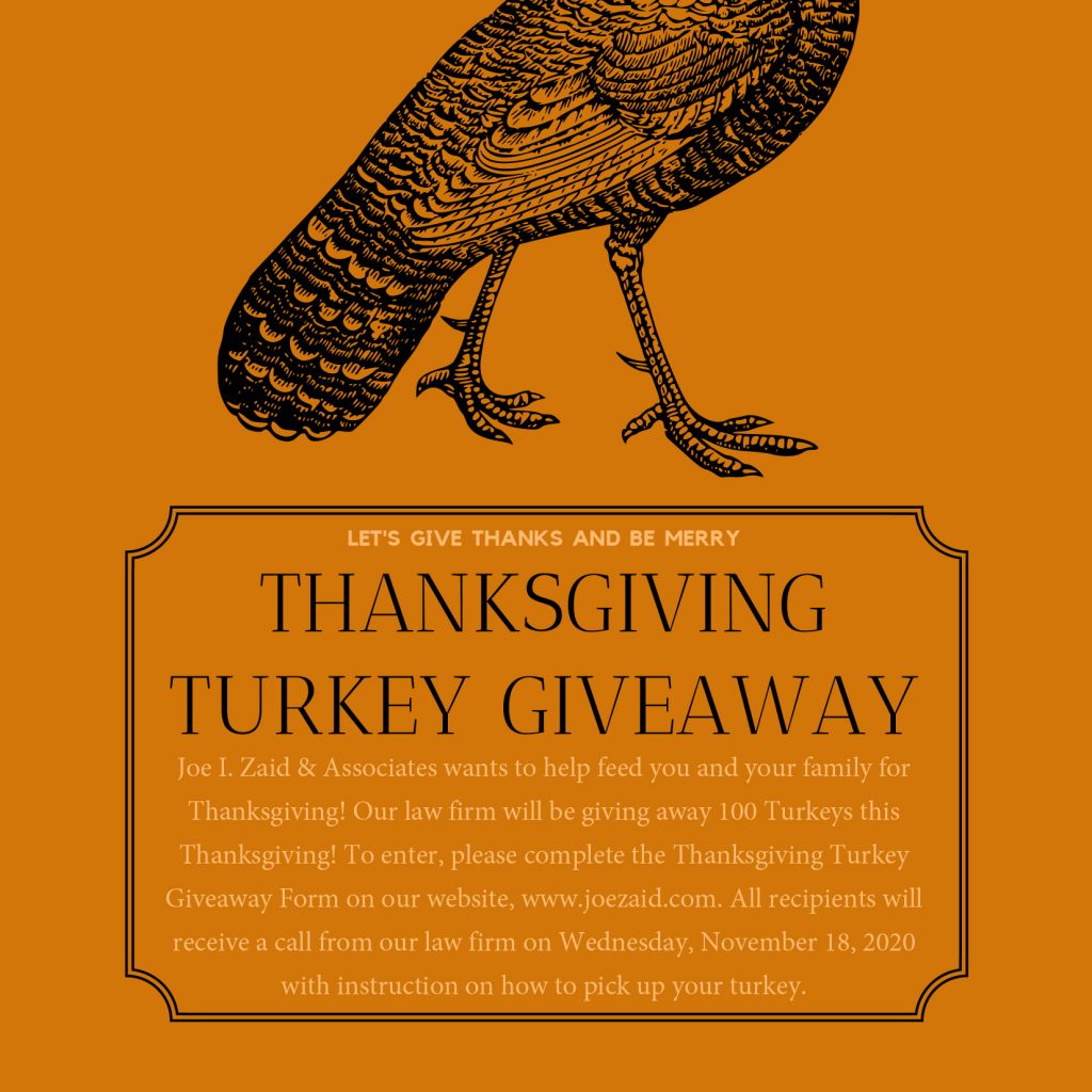Orange Turkey Thanksgiving Invitation