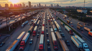 Control de tráfico en casos de accidentes de camiones en Houston