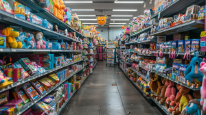 toy aisle in HEB in san antonio texas