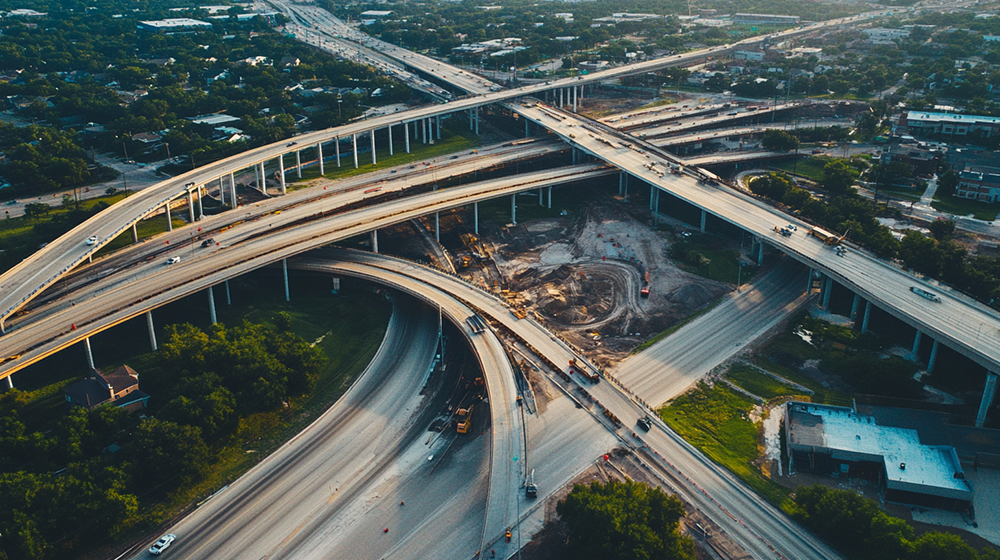 Houston texas freeways under construction