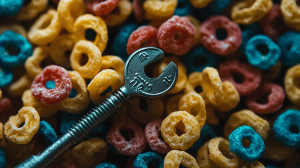 metal screw found in box of cereal at HEB