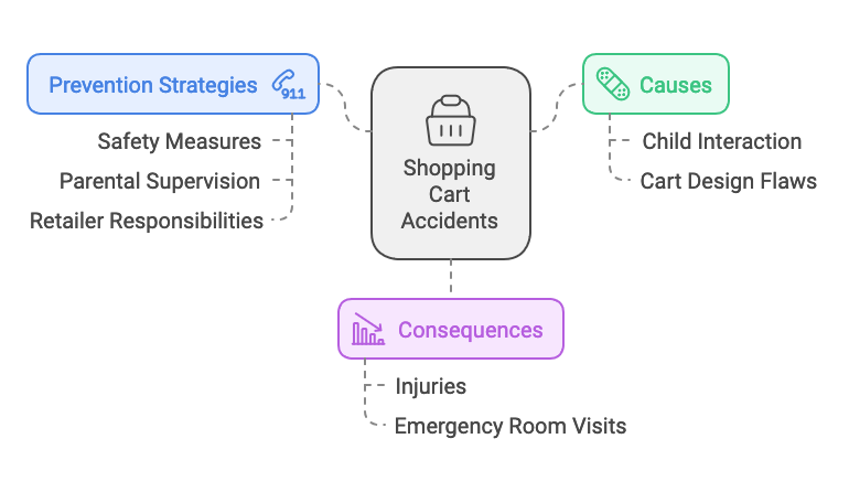 Resumen de accidentes con carritos de compra