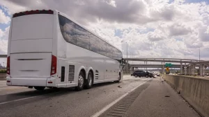 Charter bus involved in an accident after not following safety guidelines