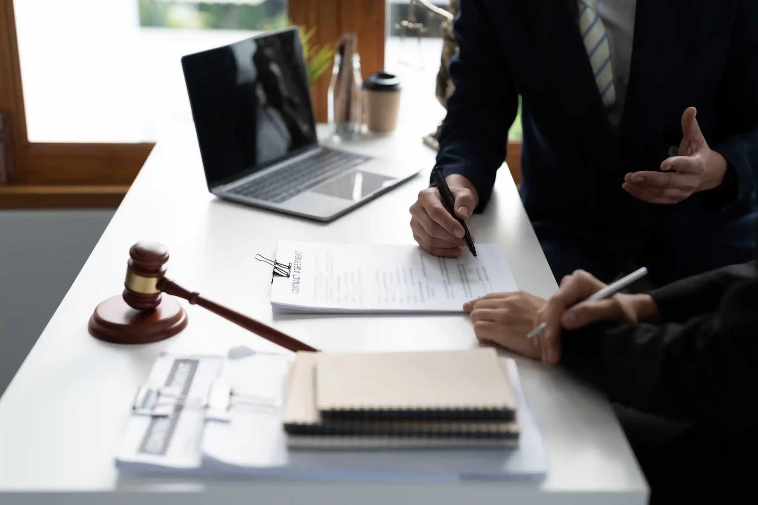 Clear lake personal injury lawyer evaluating a case at the clear lake Joe I. Zaid & Associates office