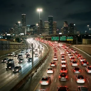 Houston traffic during memorial day weekend