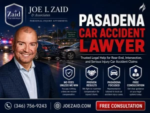 Pasadena Car Accident attorney graphic displaying the benefits of a car accident lawyer in Pasadena, Texas